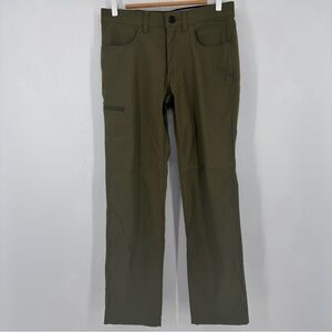 Orvis 30x32 Olive Green Stretch Performance Pants Water Repellent Outdoor Hiking